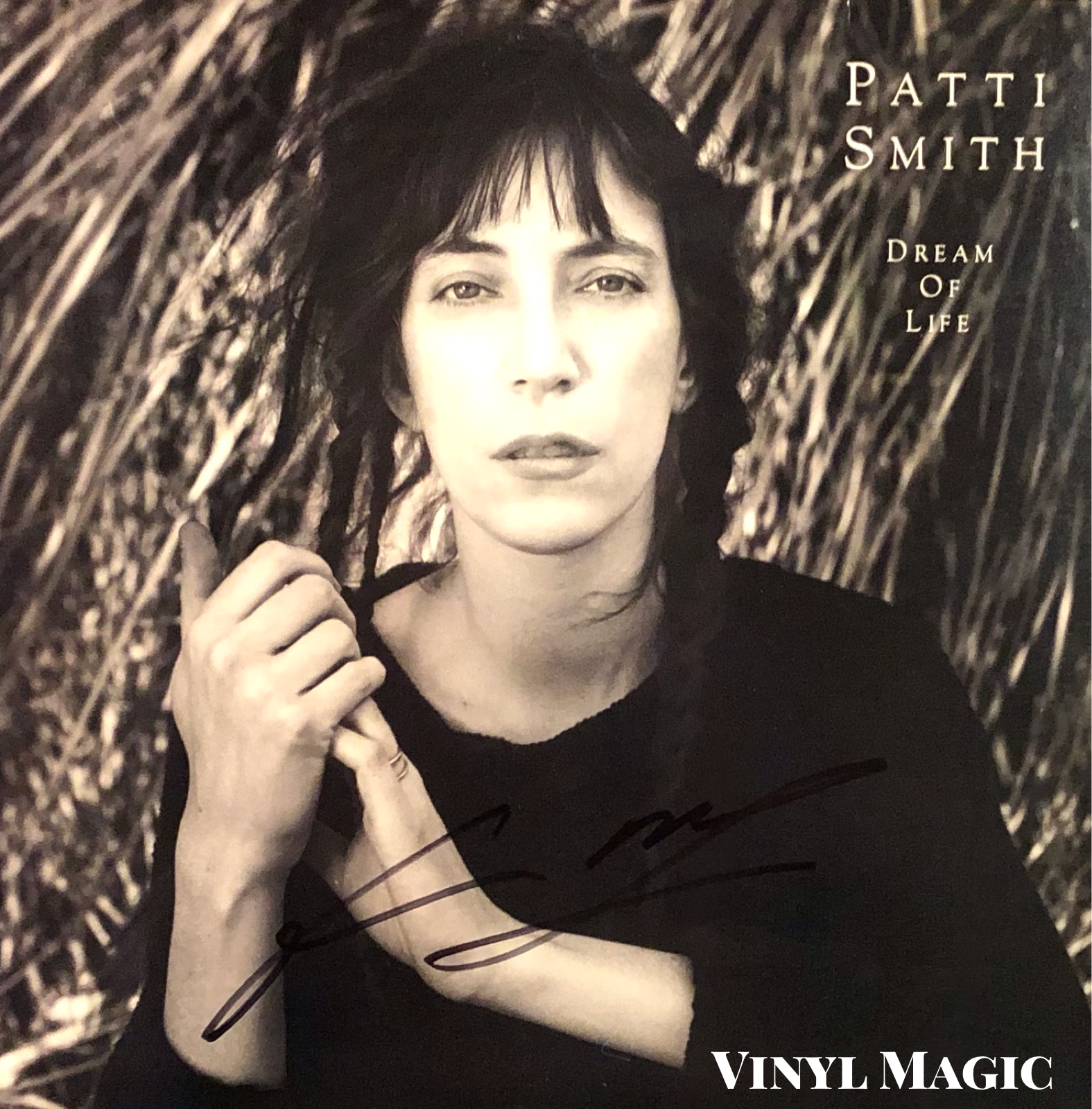 Patti Smith Rock and Roll HOF signed CD Cover Banga Beckett BAS Authentic 