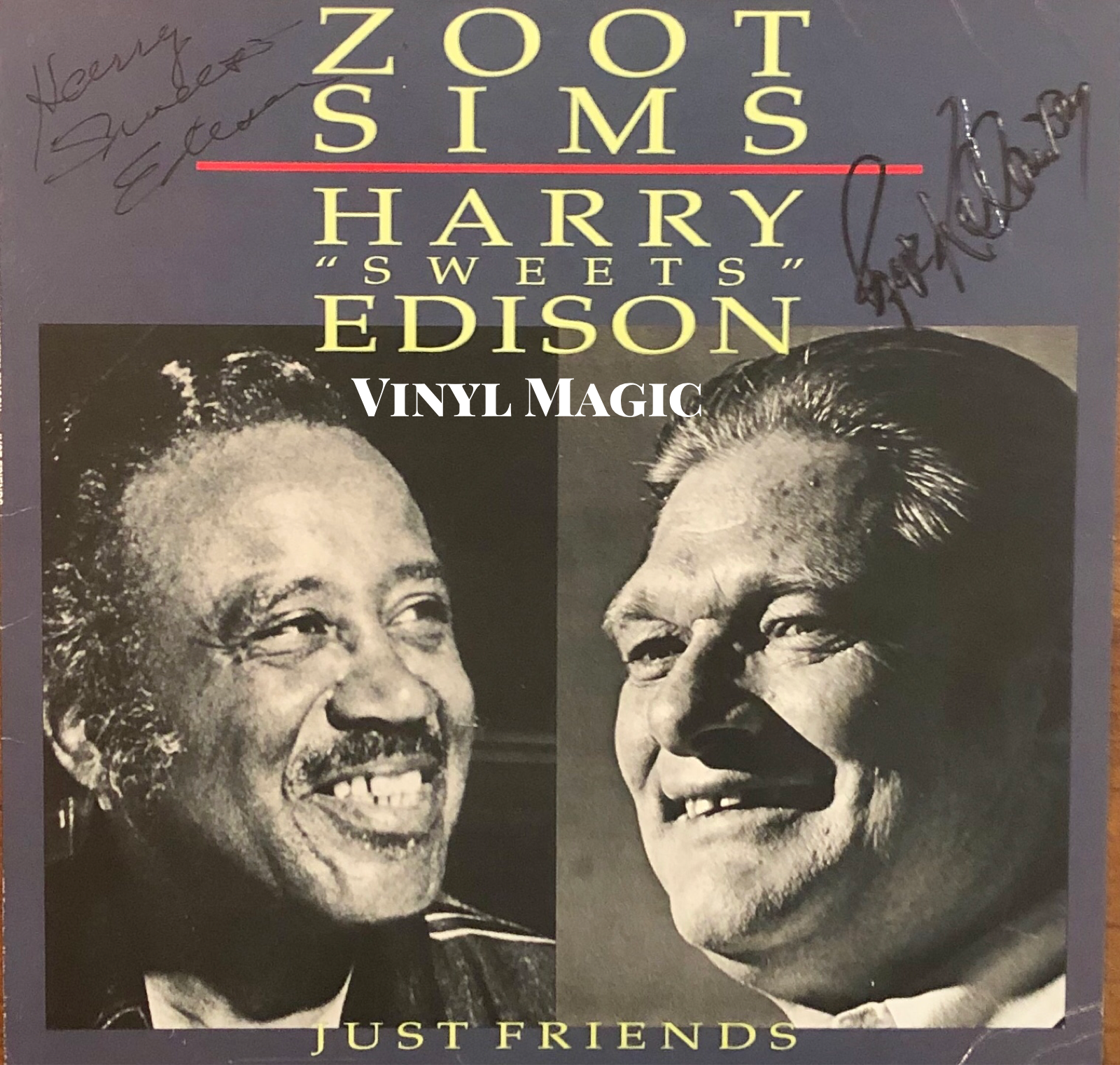 Just Friends (1980) signed by Roger, Harry Sweets Edison