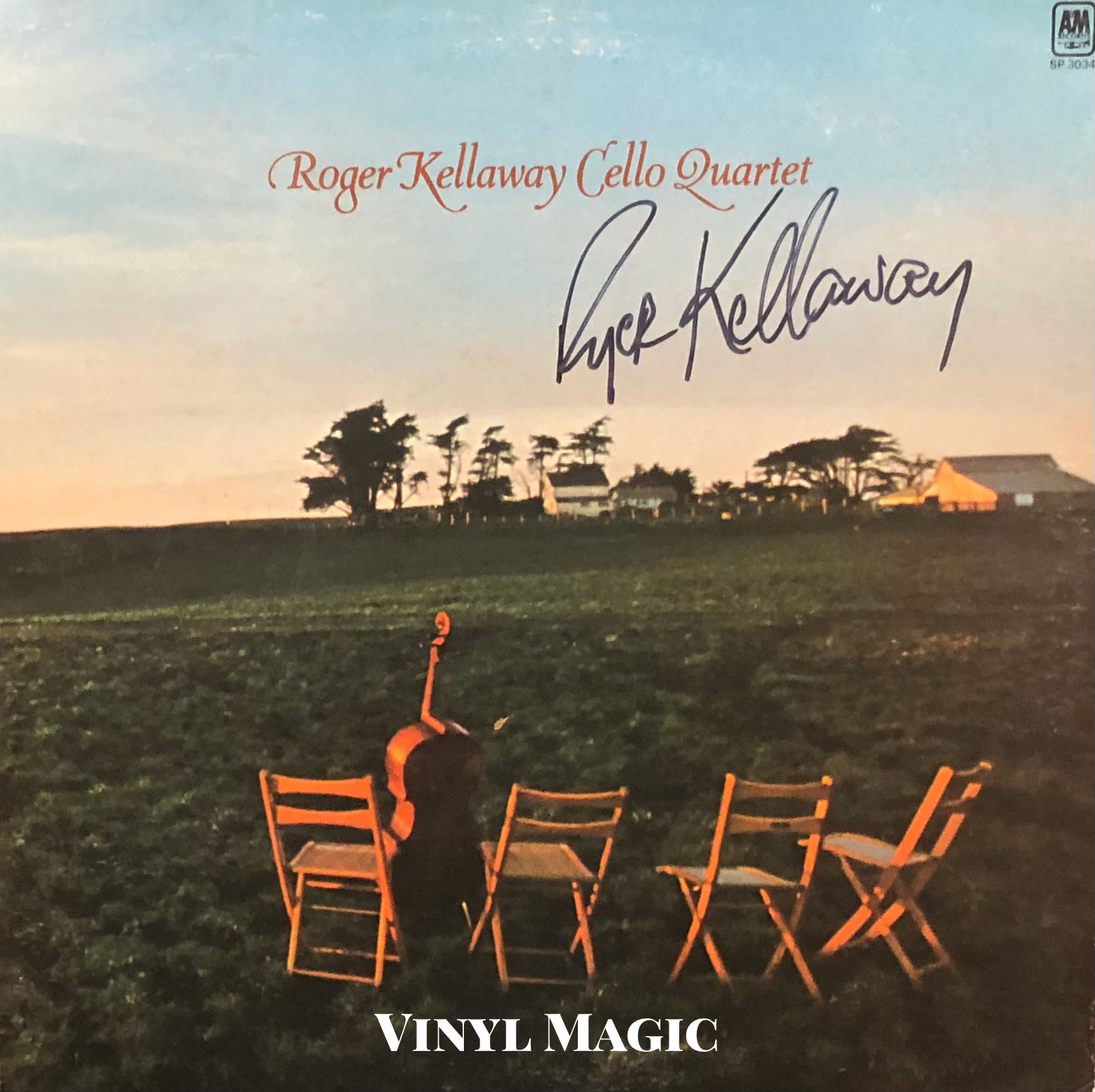 Roger Kellaway Cello Quartet (1971) signed by Roger