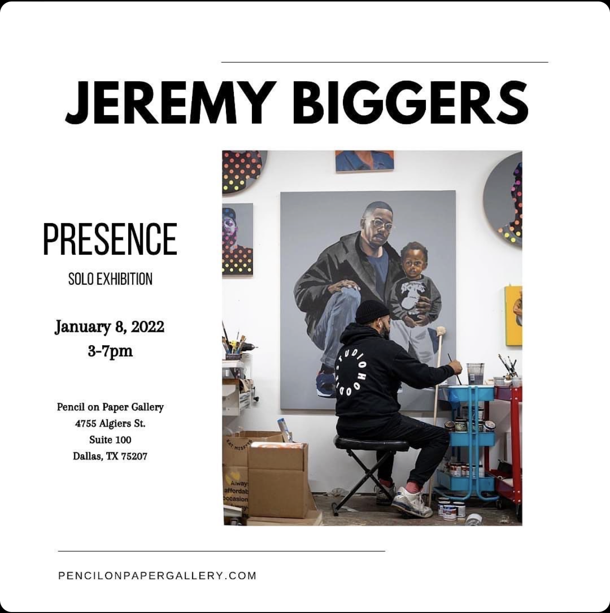 "Presence". Solo Exhibition. Pencil on Paper Gallery