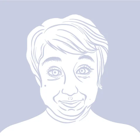  A self portrait made into a generic profile picture.  It’s sorta horrifying…   