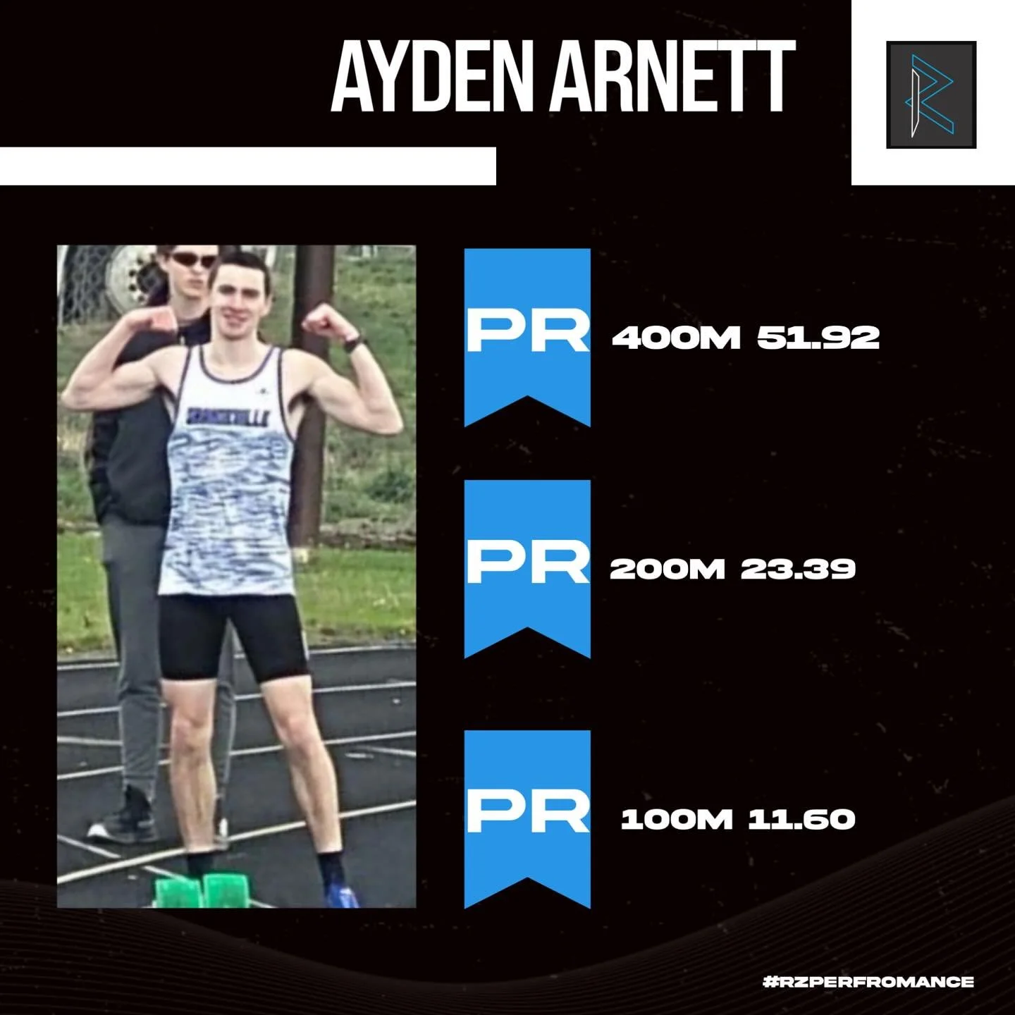 PR City!!! @aydenarnett18 has been an absolute dawg on the track this season!! His season started with 3 new PR&rsquo;s! This winter the gym called and Ayden answered 💪🏼 Keep flexing bud!! This is just the beginning of what is going to be a breakou