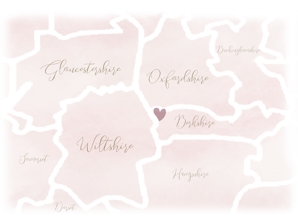 map showing location of All Things Pretty Weddings Showroom