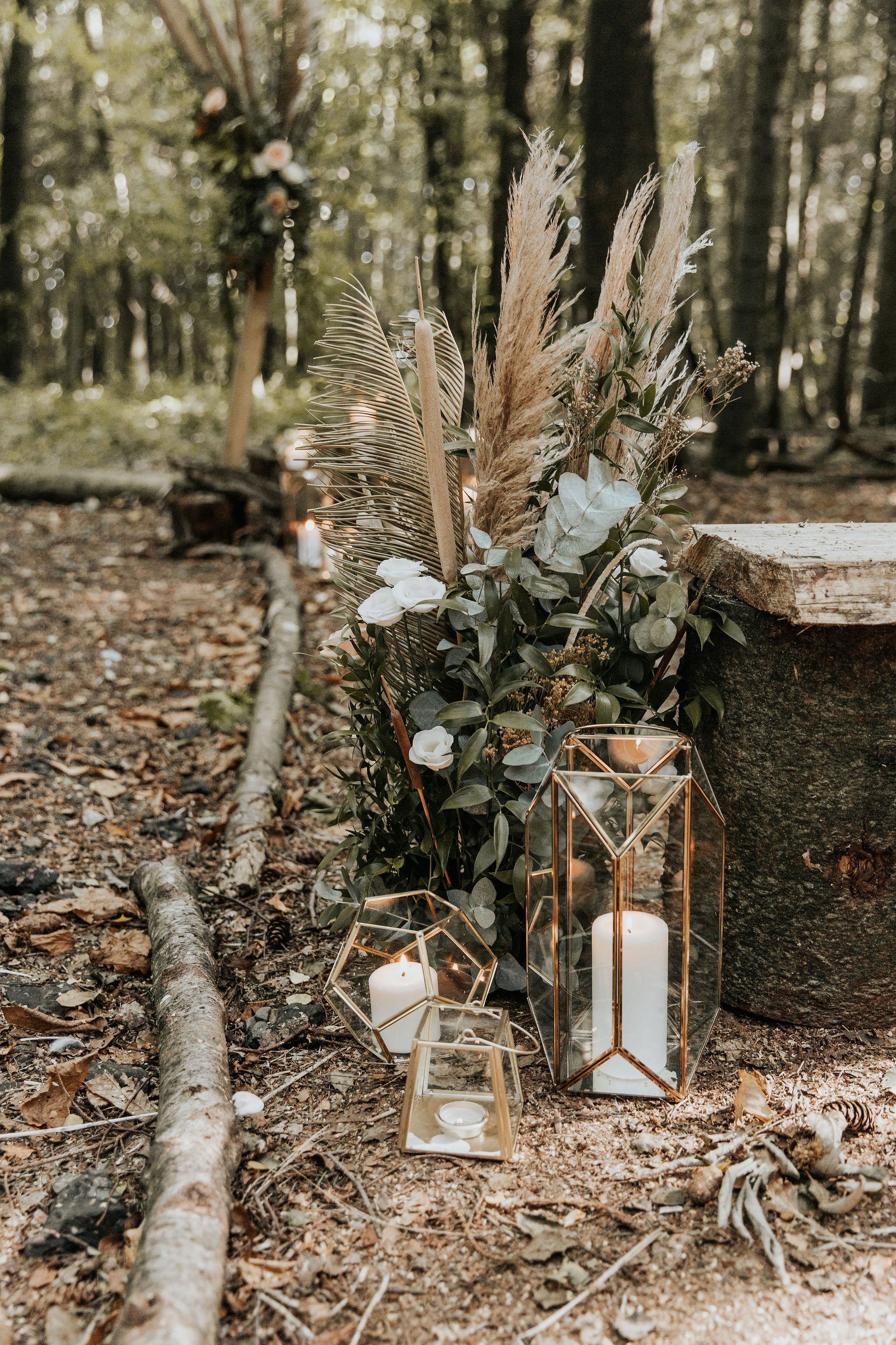 Geometric Gold Lanterns - From £12