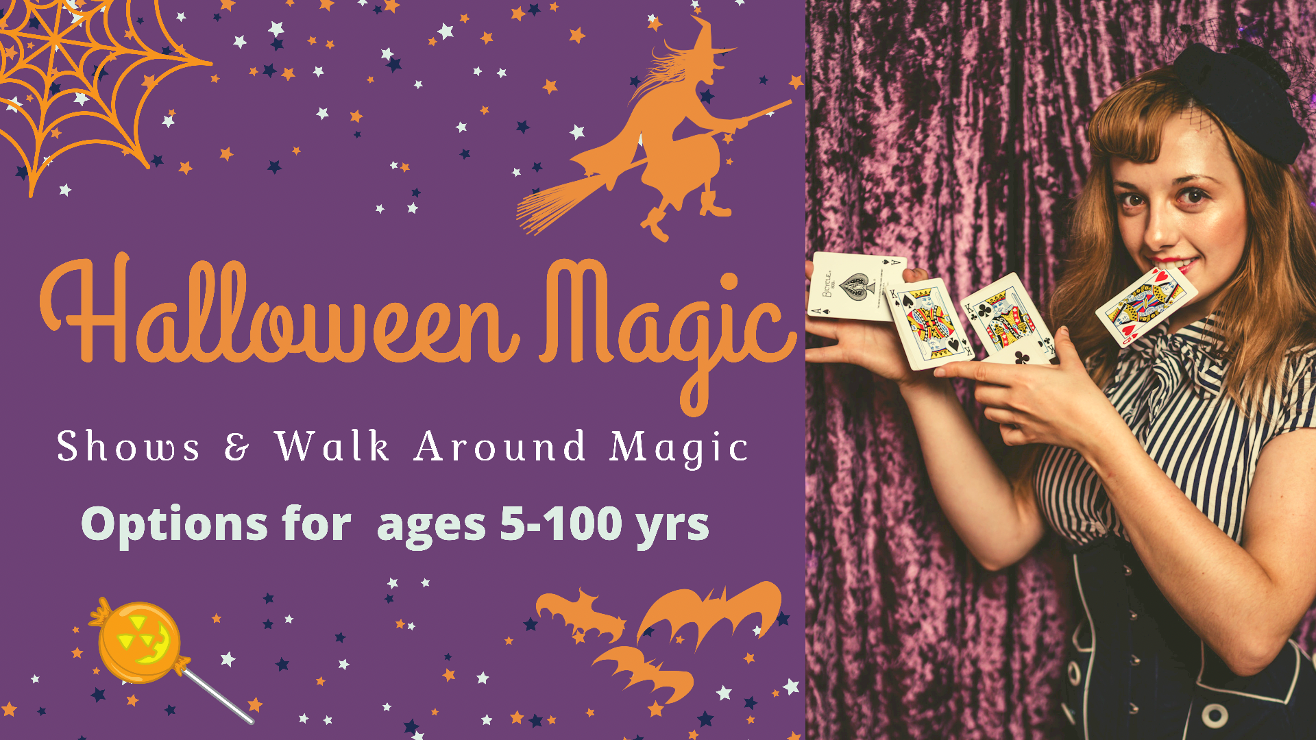 Halloween Magician for Charity Balls and Fundraising Events