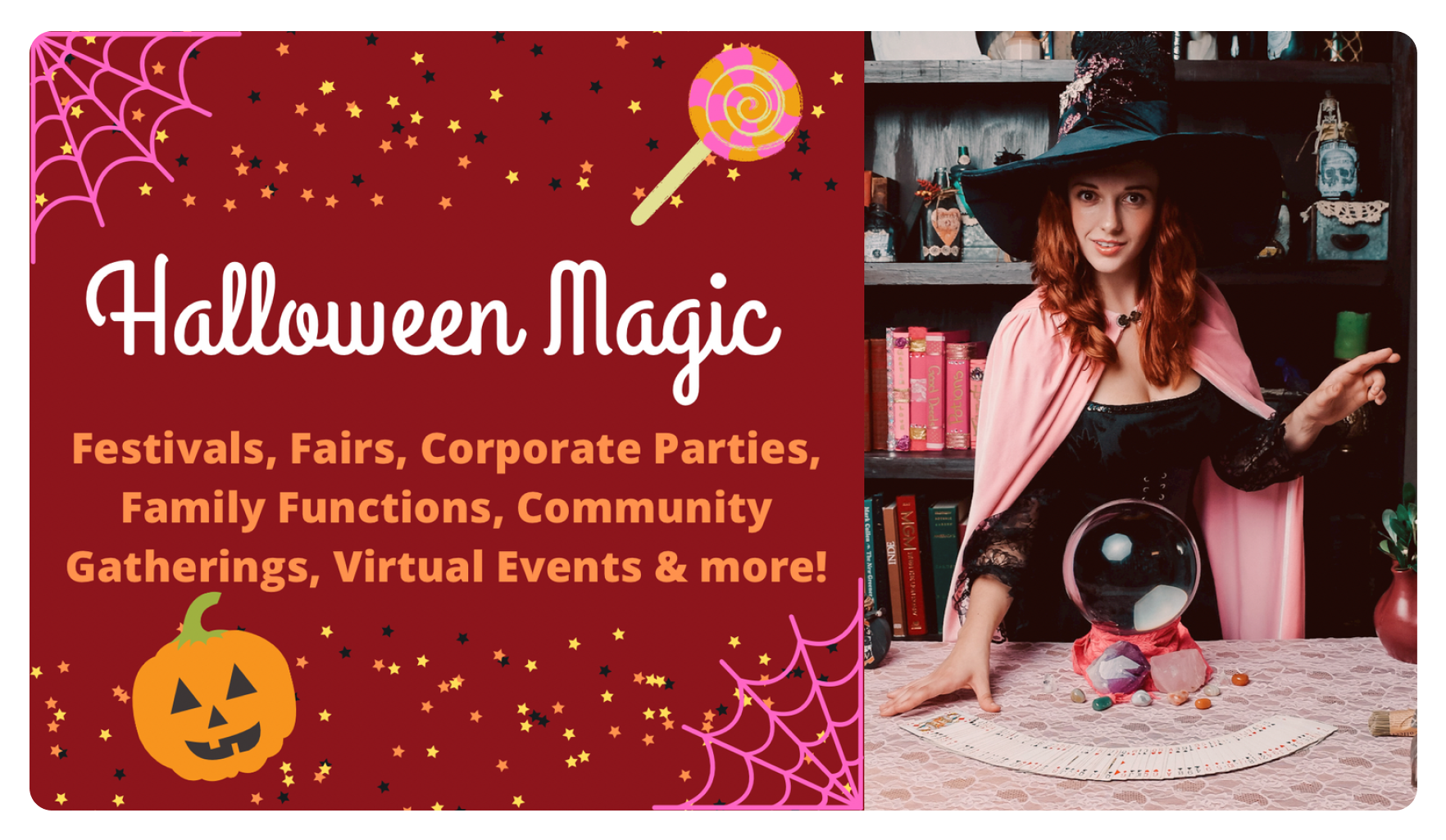 Halloween Magician for a House Party