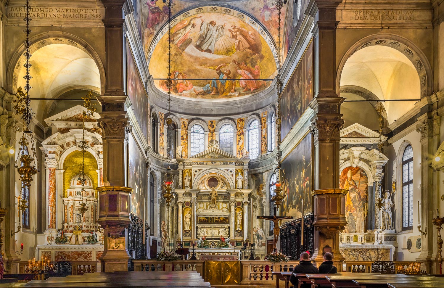Inside Church of Venice