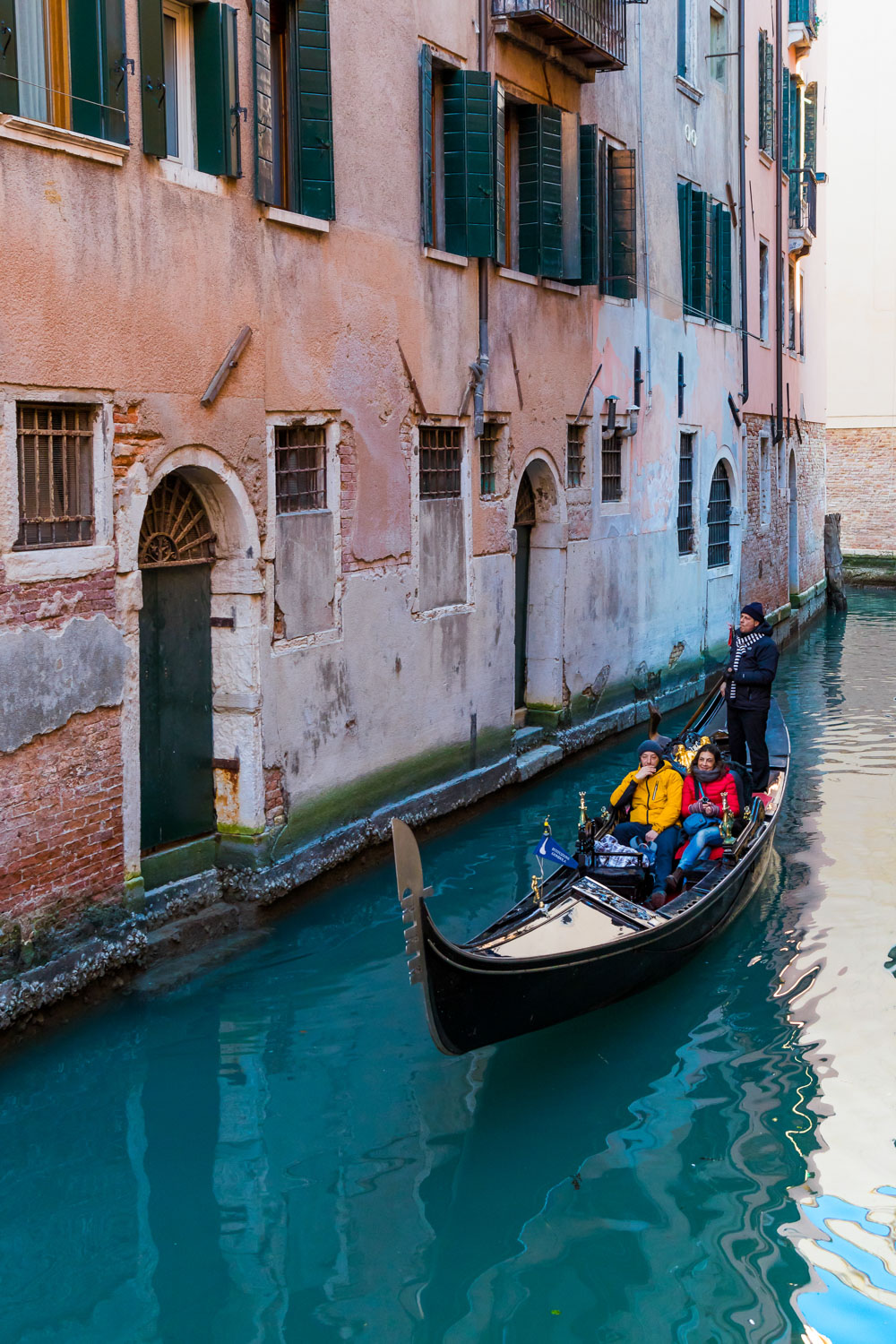 Famous Gondola Ride in Venice