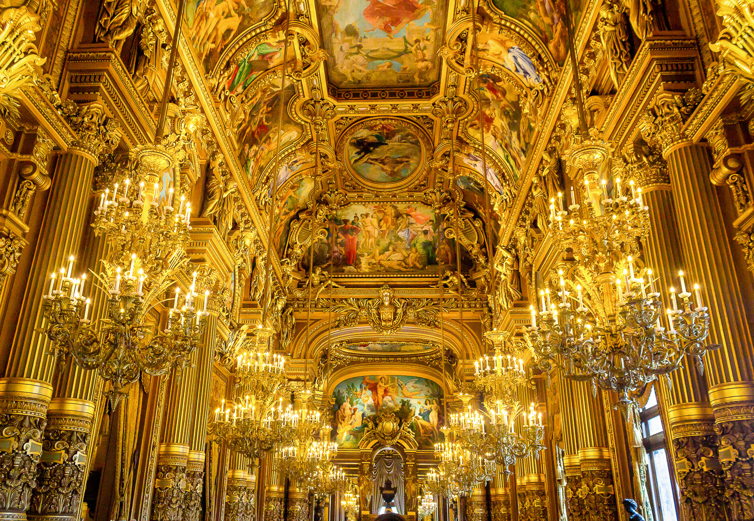 Grand Foyer hallway, Paris Opera House