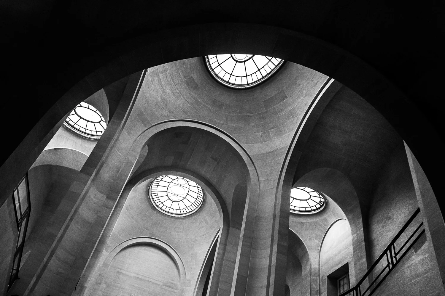 Beautiful Interior of Louvre Museum 
