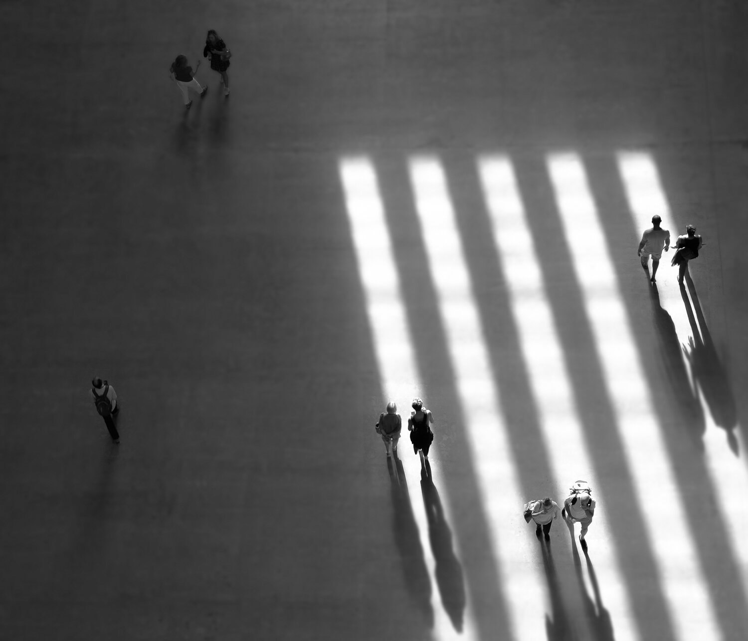 Visitors at Tate Modern art gallery 