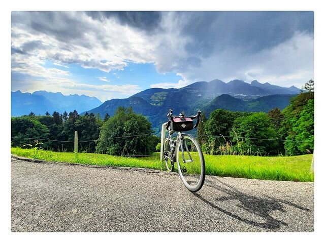 Perhaps, if I spent less time messing around and taking photos of my bike, I wouldn't get caught in rain storms on the way home. .
.
.
.
. 
#cycling #roadbike #baaw #switzerland #swissalps #swissviews #mykinesis #cyclingswitzerland #cyclinglife #vaud