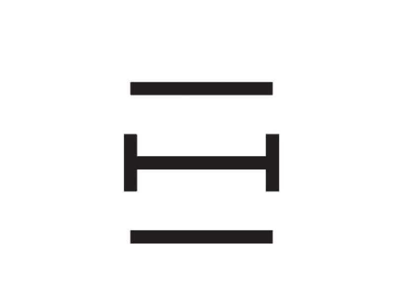 A black all-terrain vehicle suspension system component with a horizontal bar and two vertical bars attached.