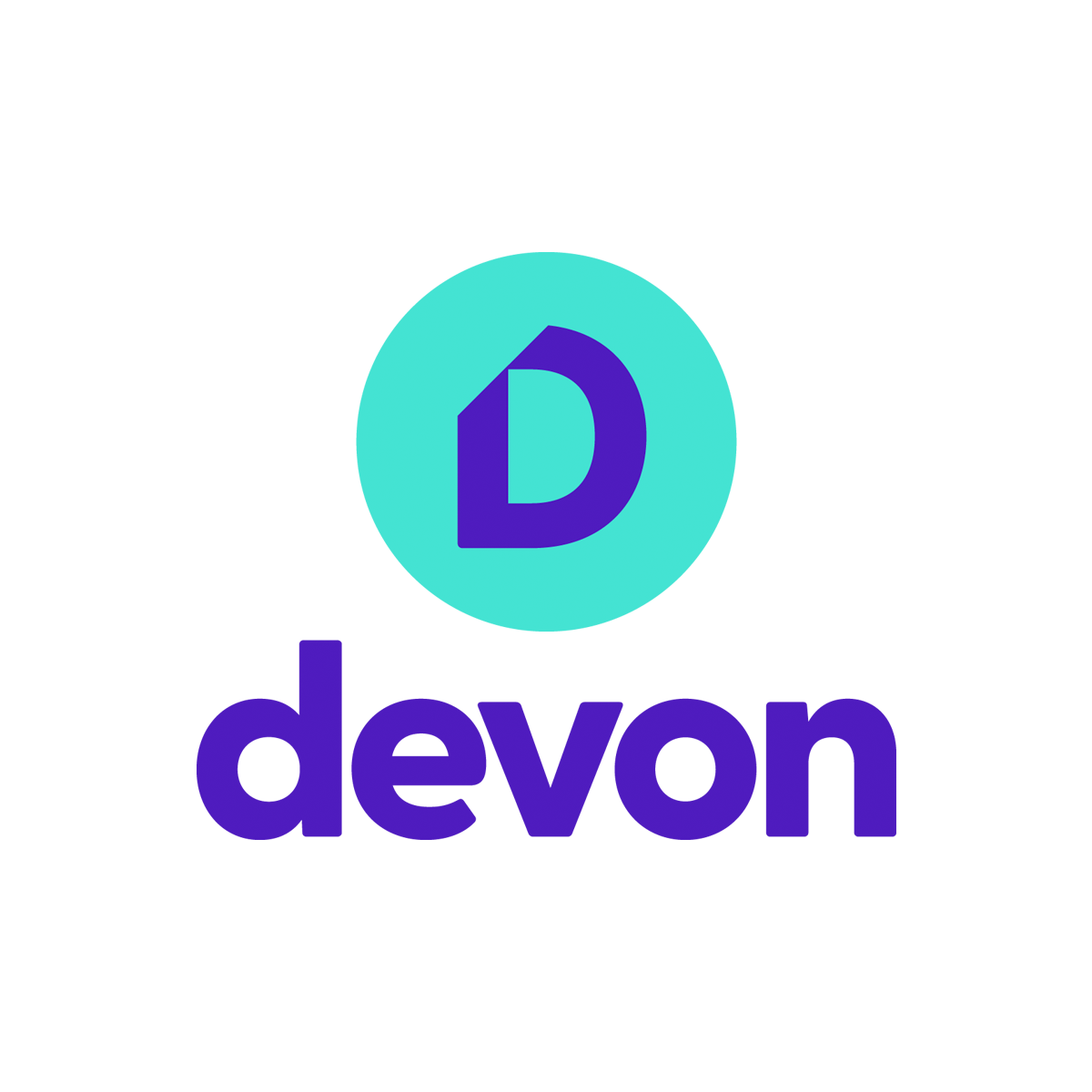 Illustration of the letter D inside a colorful, rounded shape with a gradient background.