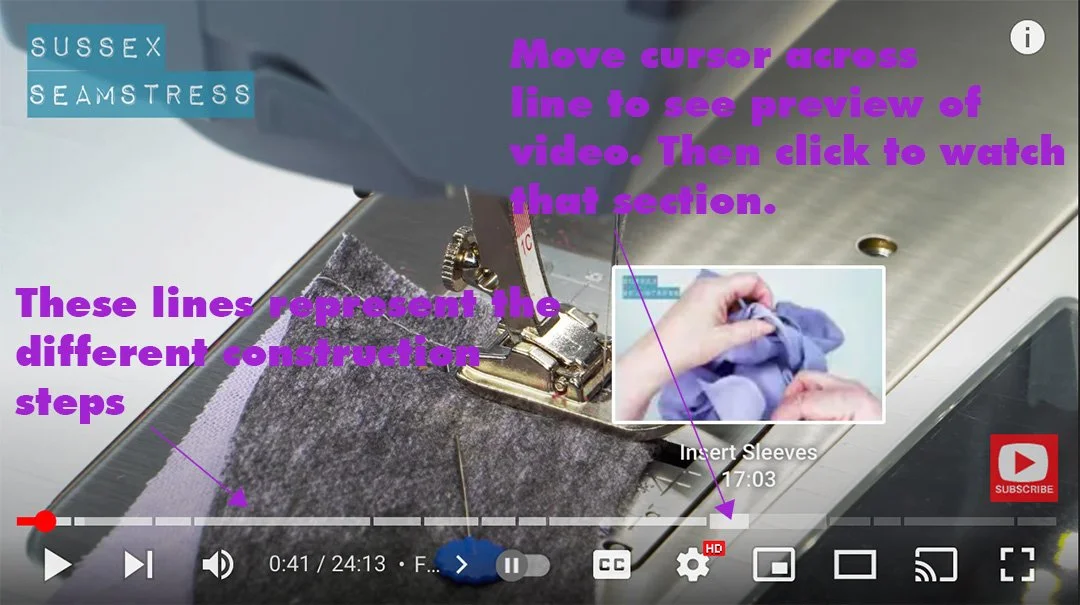 Tips for Using Our Sewing Pattern Tutorial Videos