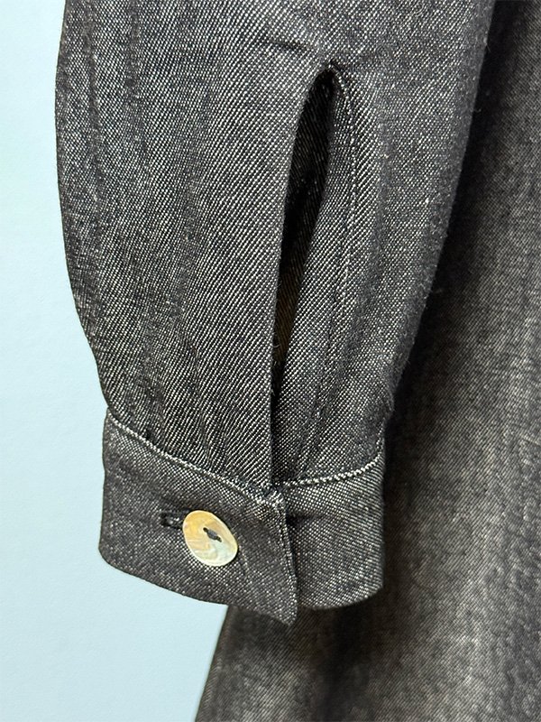 Rustington Dress Sewing Pattern by Sussex Seamstress - Cuff Button Detail