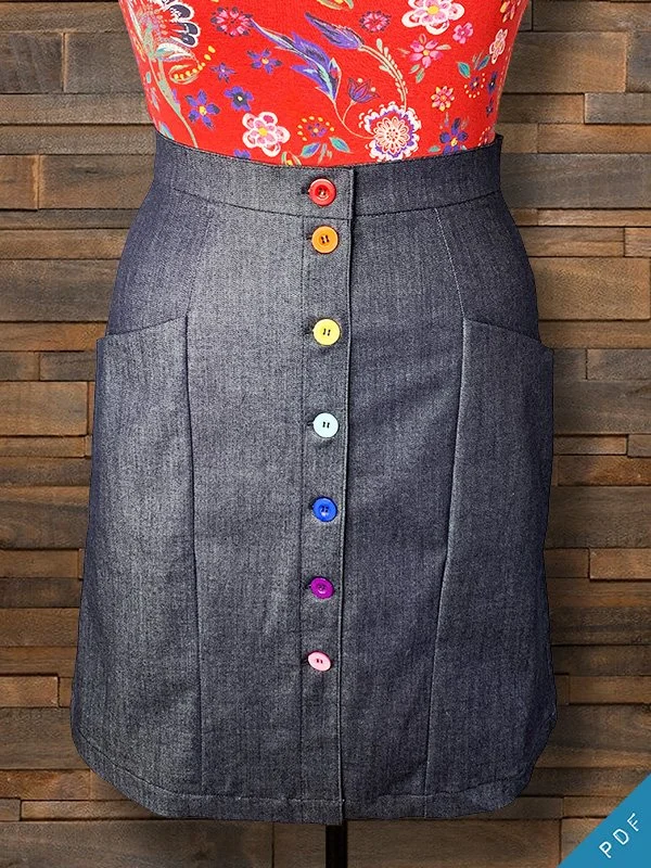 Southwick Skirt PDF Sewing Pattern — Sussex Seamstress Sewing Patterns - Main Image