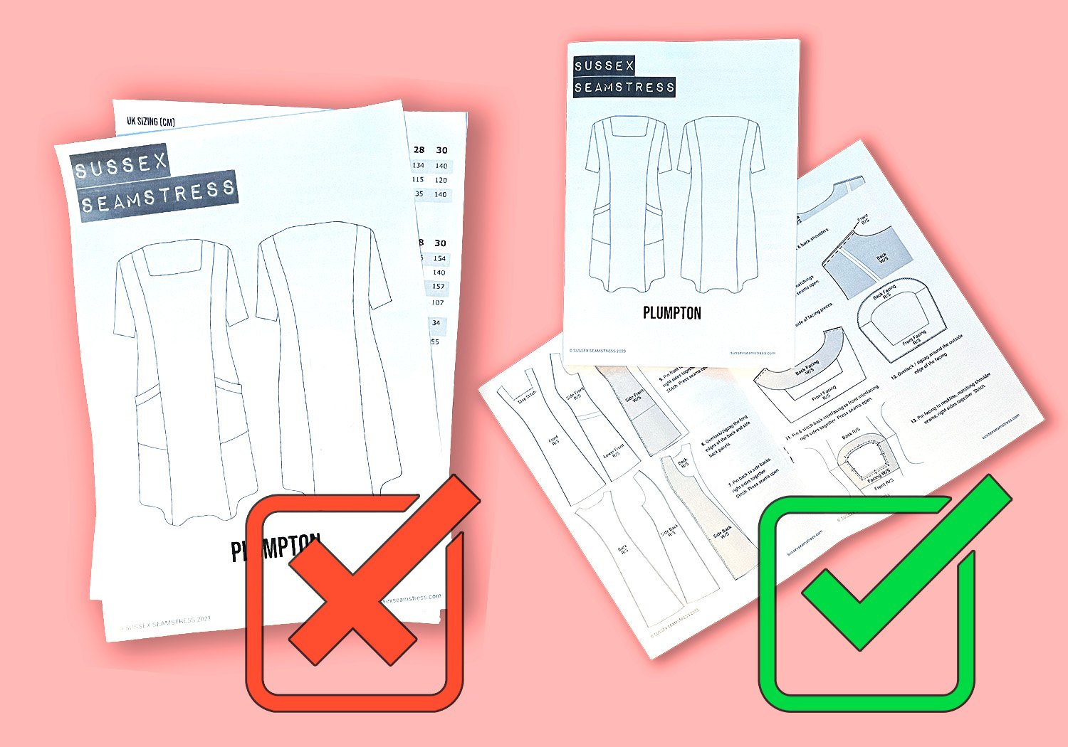 How To Print PDF Sewing Pattern Instructions As Booklets