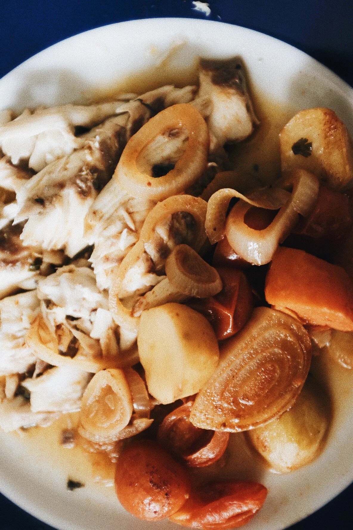 Dourada no Forno com Tomate e Batata Doce