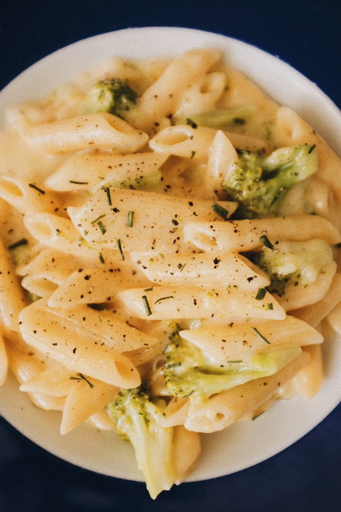 Mac and Cheese com Brócolos