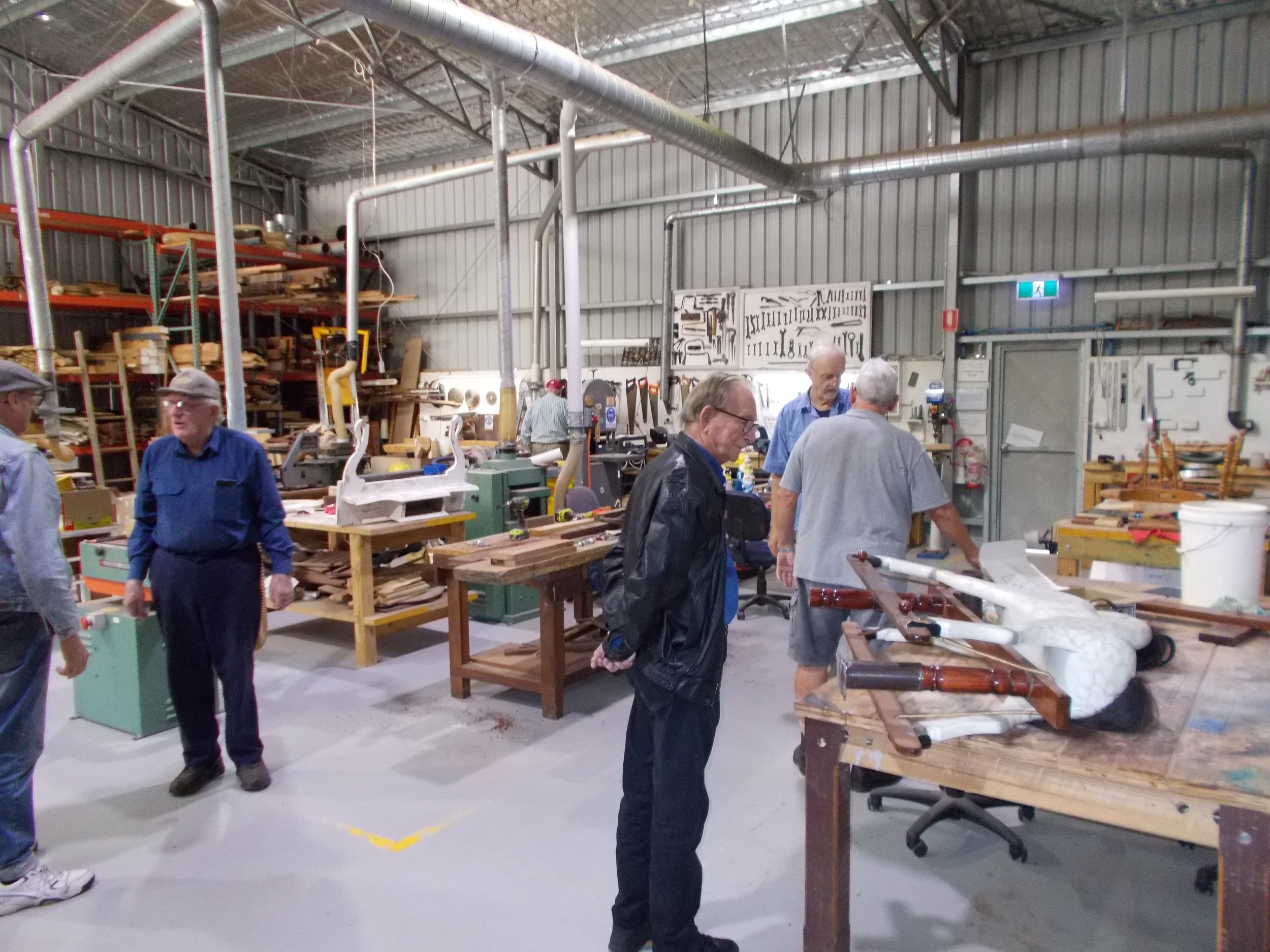 Visit to GINGIN Men's Shed 2023