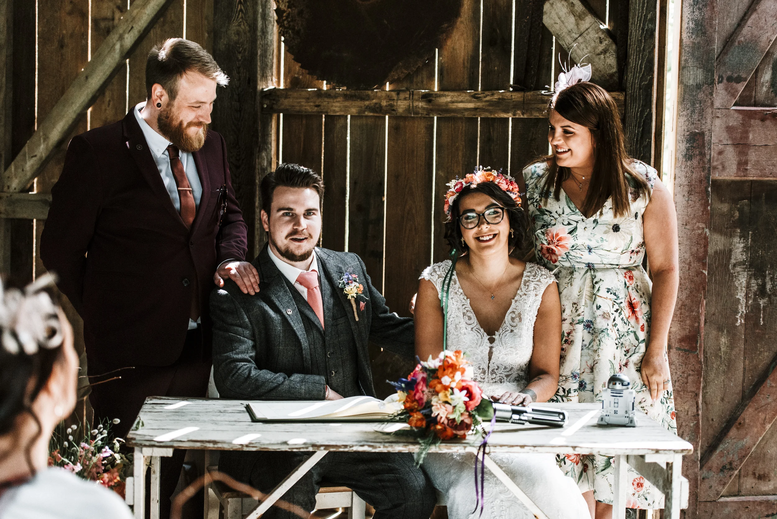 Nancarrow Farm Rustic Wedding Witnesses.jpg