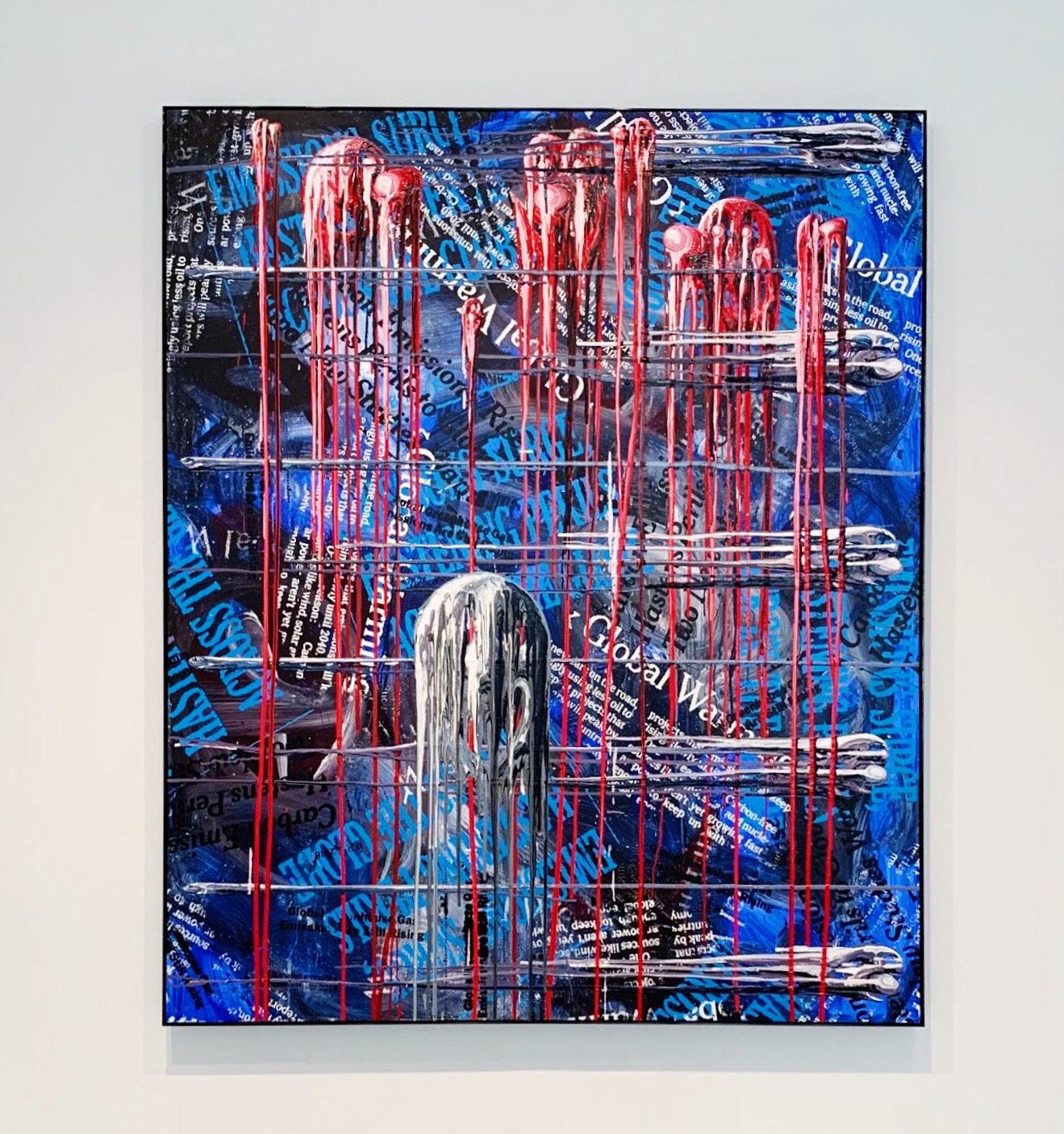 Kenny Scharf "BLUE BLOOD" at Totah