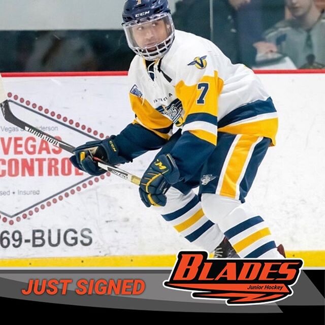 Your #MenOfSteele are happy to announce the signing of &lsquo;02 Forward Trevor Schenk from Silverdale, WA. Welcome to the #BladesFamily @trevor.schenk74 !
