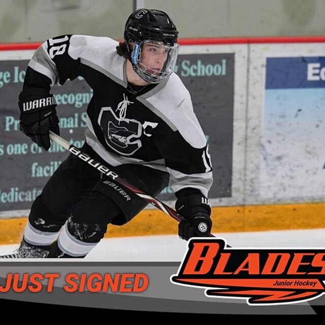 Your Steele County Blades are proud to announce the signing of &lsquo;02 Forward Luke Juergensen from Columbine High School (CO). Welcome to the #BladesFamily @_coolhand_luke18_ !