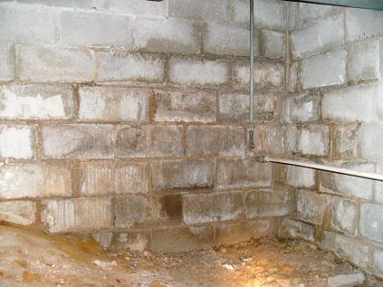 Efflorescence And Moisture Infiltration Through Foundation Wall
