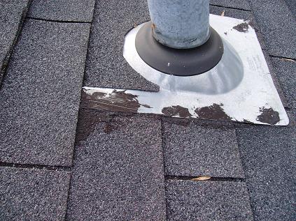 Improperly Installed Vent Flashing Will Need Continual Repairs