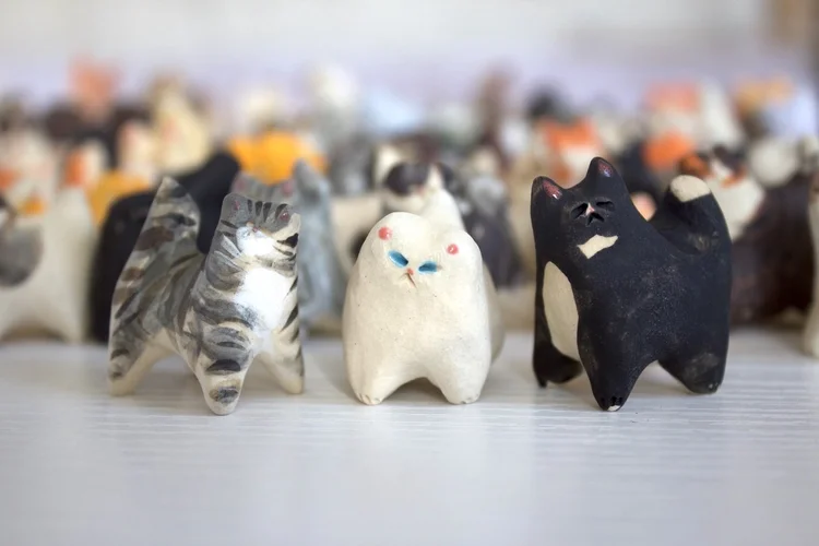 Ceramic Cats for Collectors | Limited Edition Sculptures by Ruth