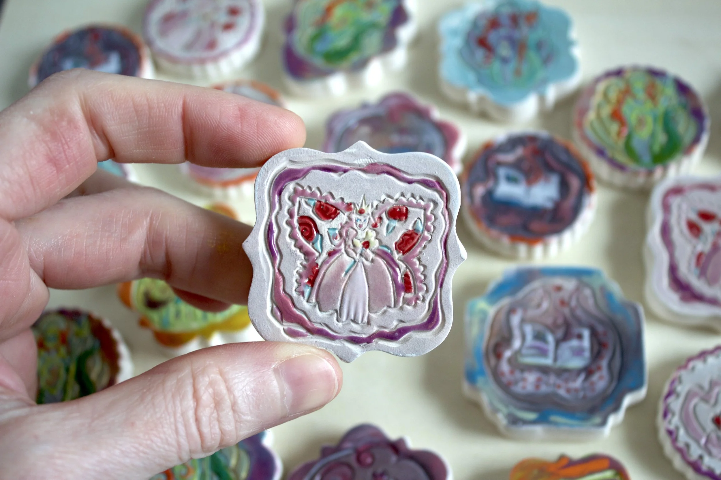 RuthIrving_CeramicsMiniMagnets-FairyQueen.jpeg