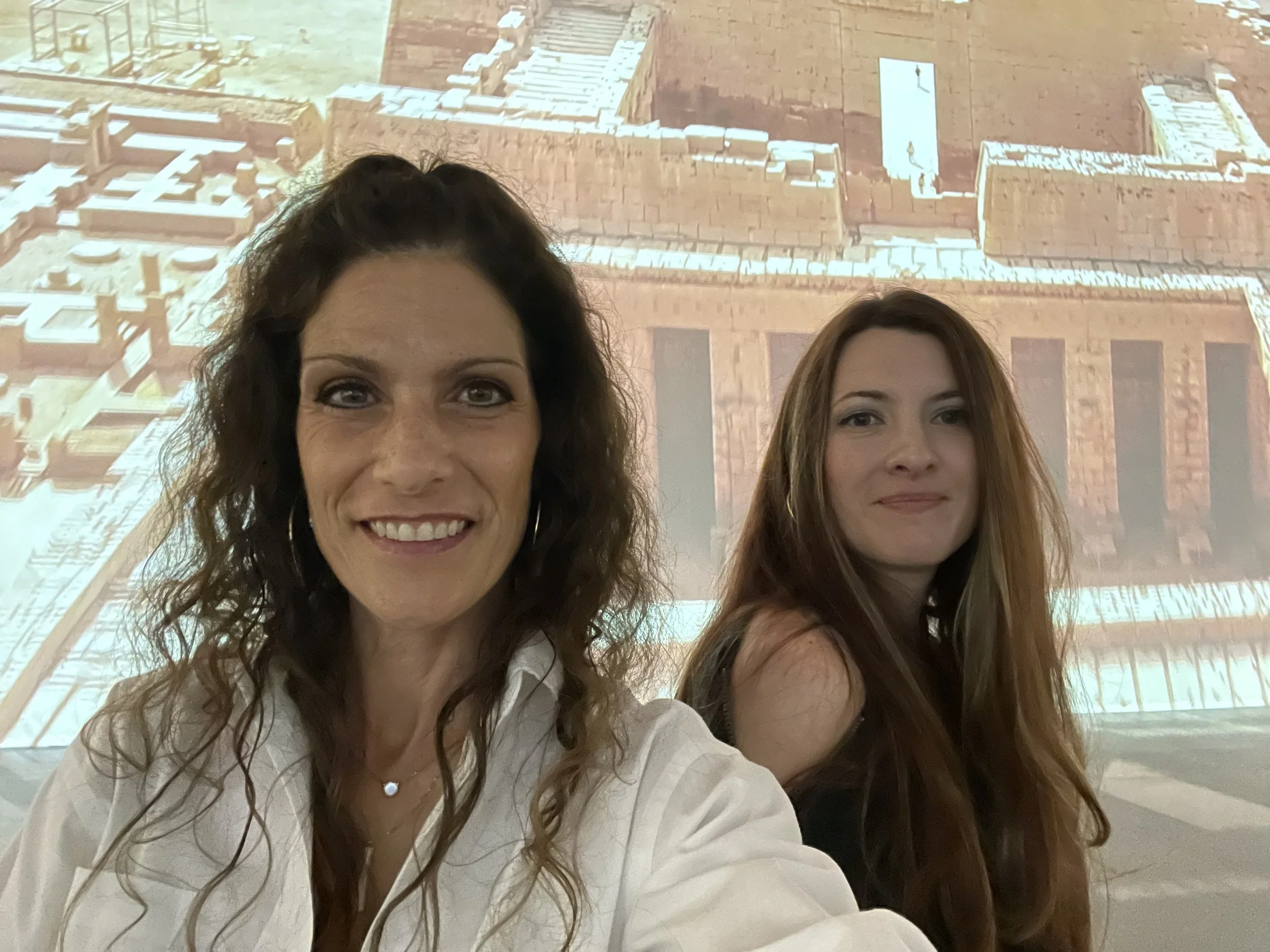 Shari and Val on our adventures  