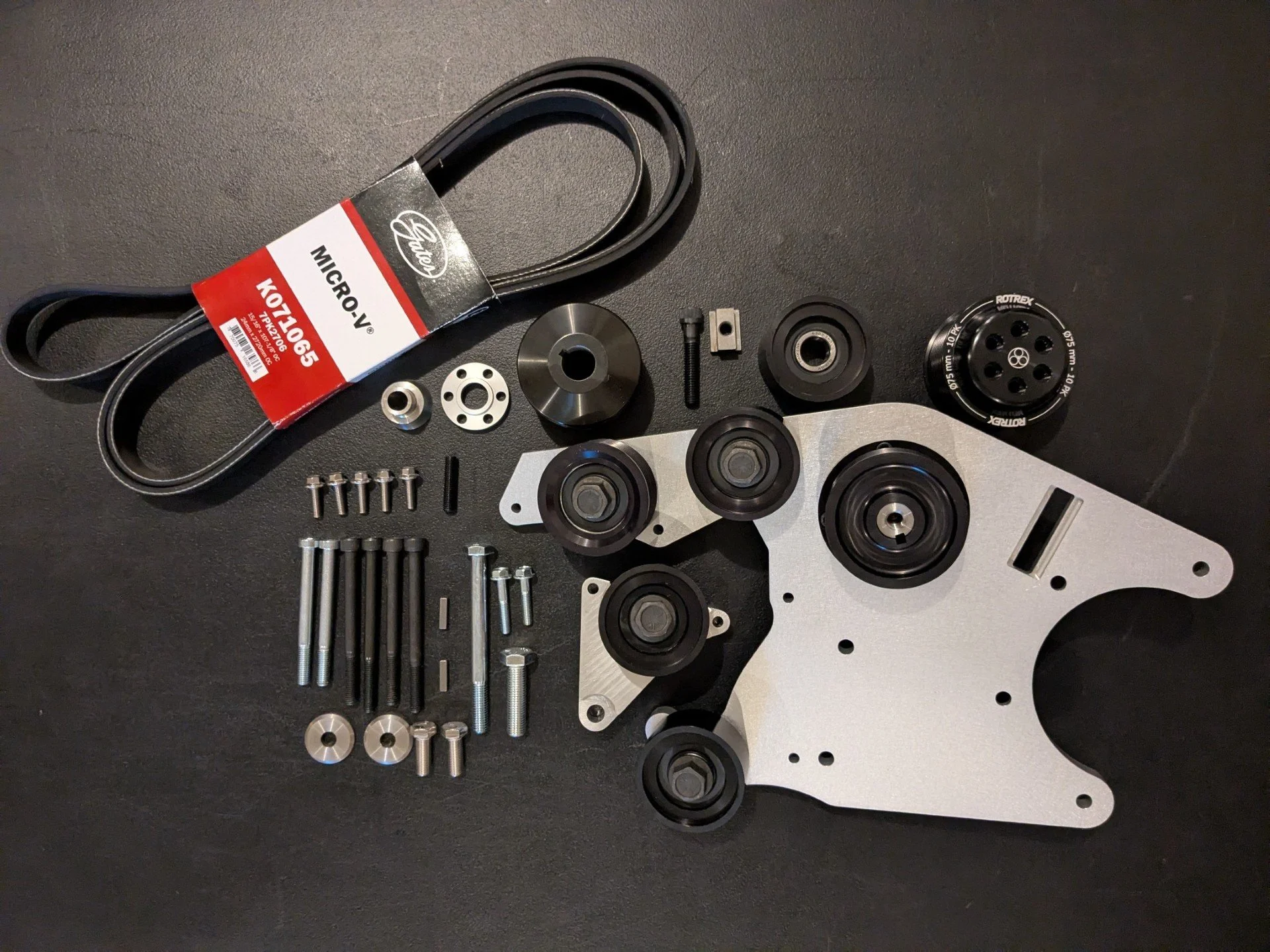 ROTREX Bracket and Pulley setup