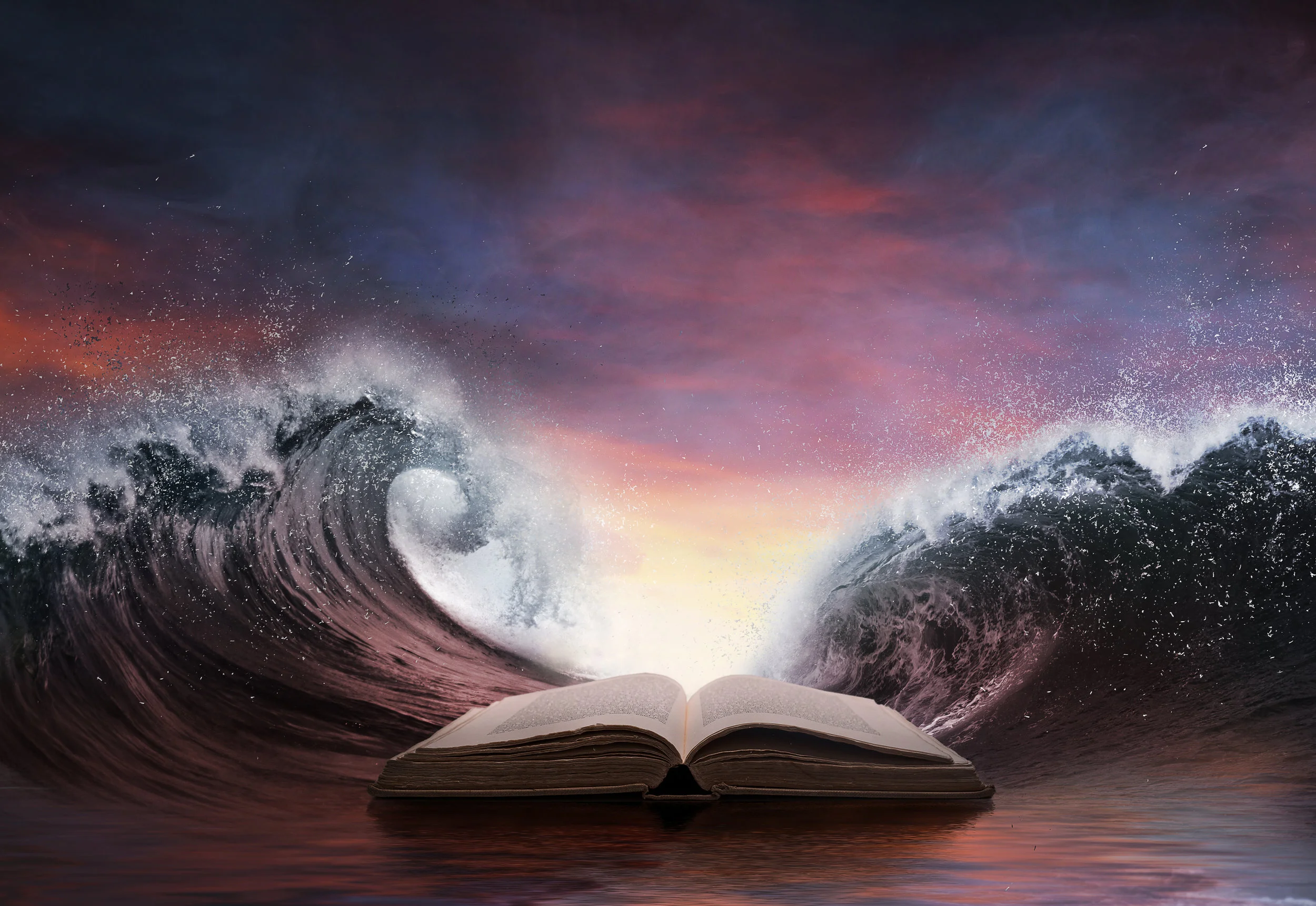 the-waves-of-the-ocean-are-surrounding-a-book_r7xtJyMlR.jpg