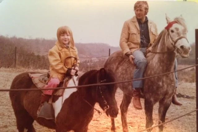My dad & I in 1977