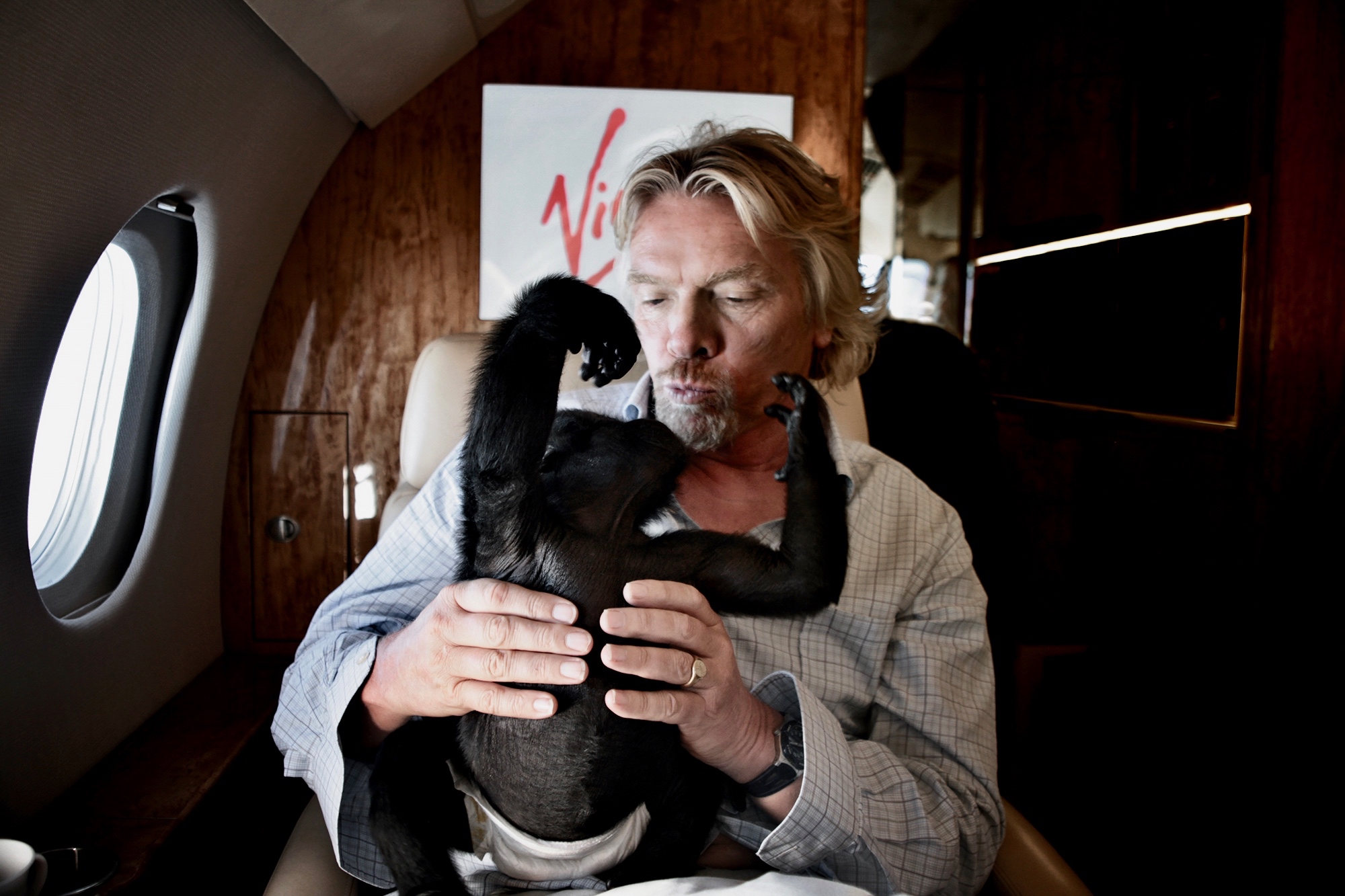 Richard Branson and Tiya