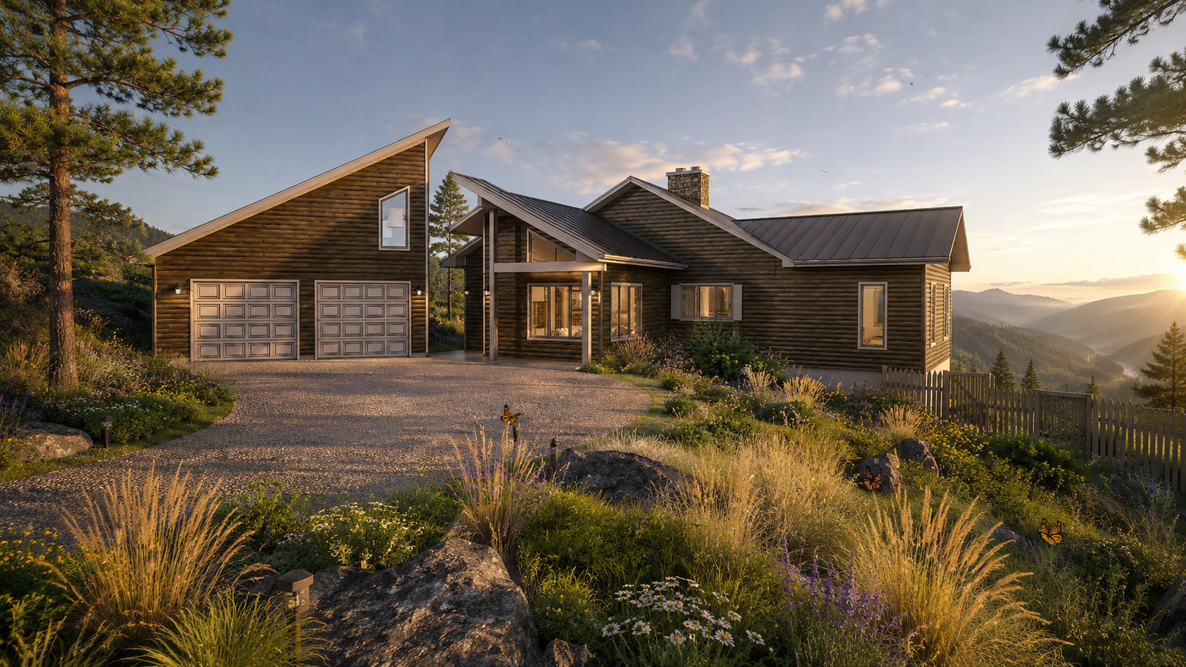 Evergreen Whole House Remodel in a WUI Zone