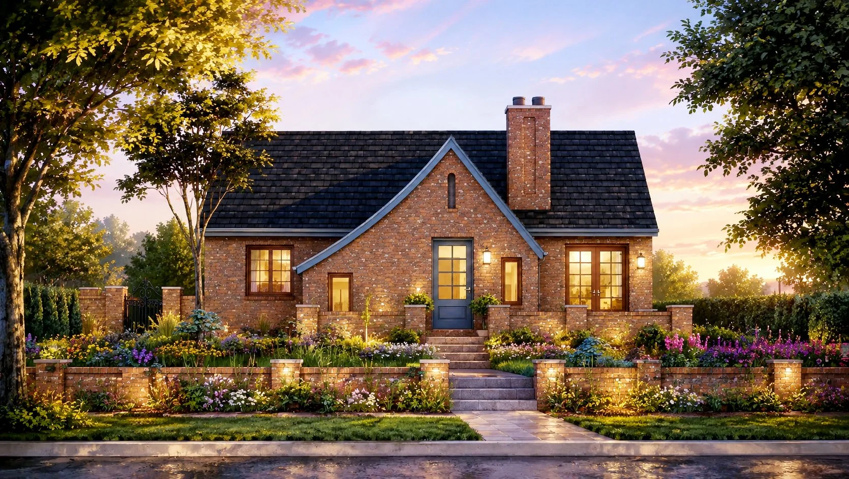 Tudor Revival Park Hill Historic Remodel Exterior Concept