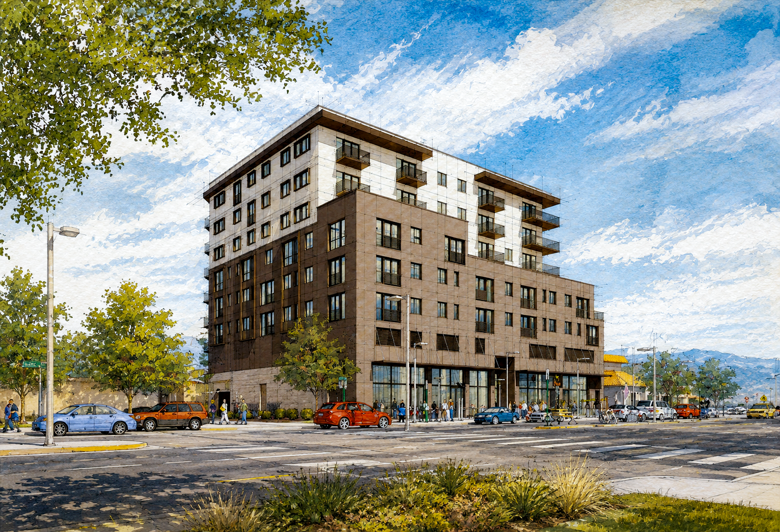 Julian Condominiums Exterior Visualization with Studio K2 Architecture Denver Colorado