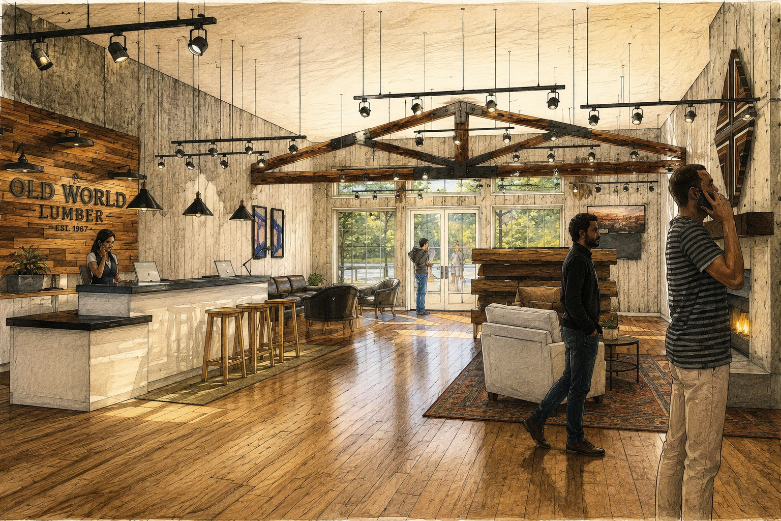 OWL Interior Study with Vicente Yuste at Black Crown Labs