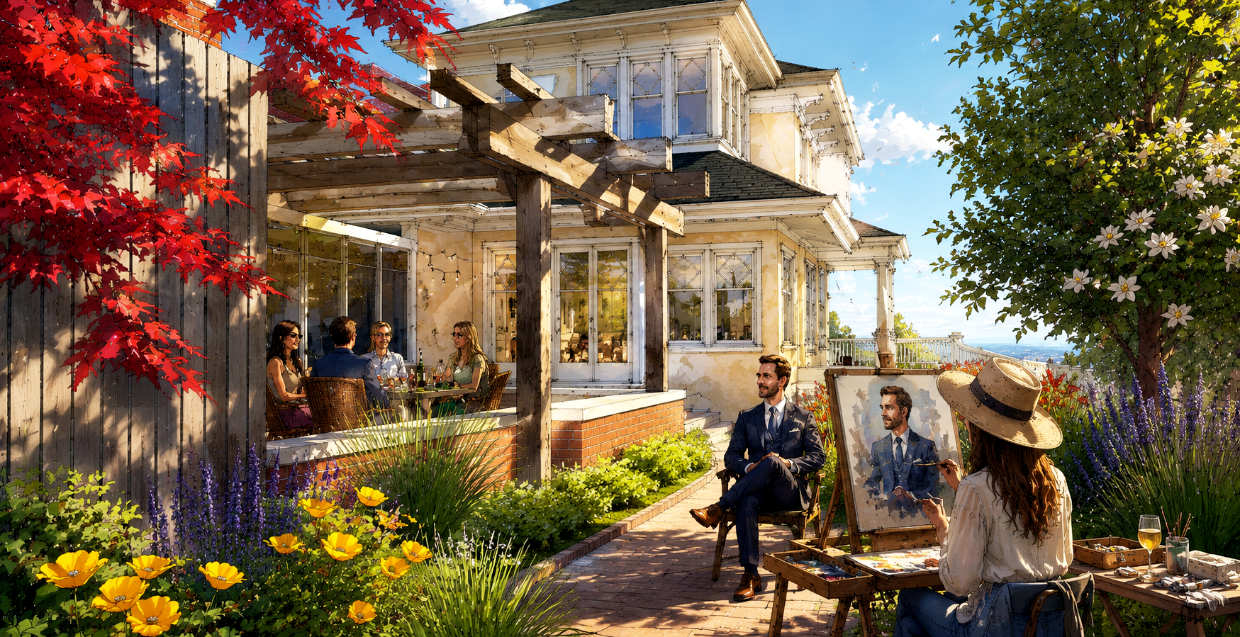 Outdoor Design and Visualization Services- Littleton's Bemis House Remodel and Visualization with Lawrence Group Architects and Steve Ekman Design Studio