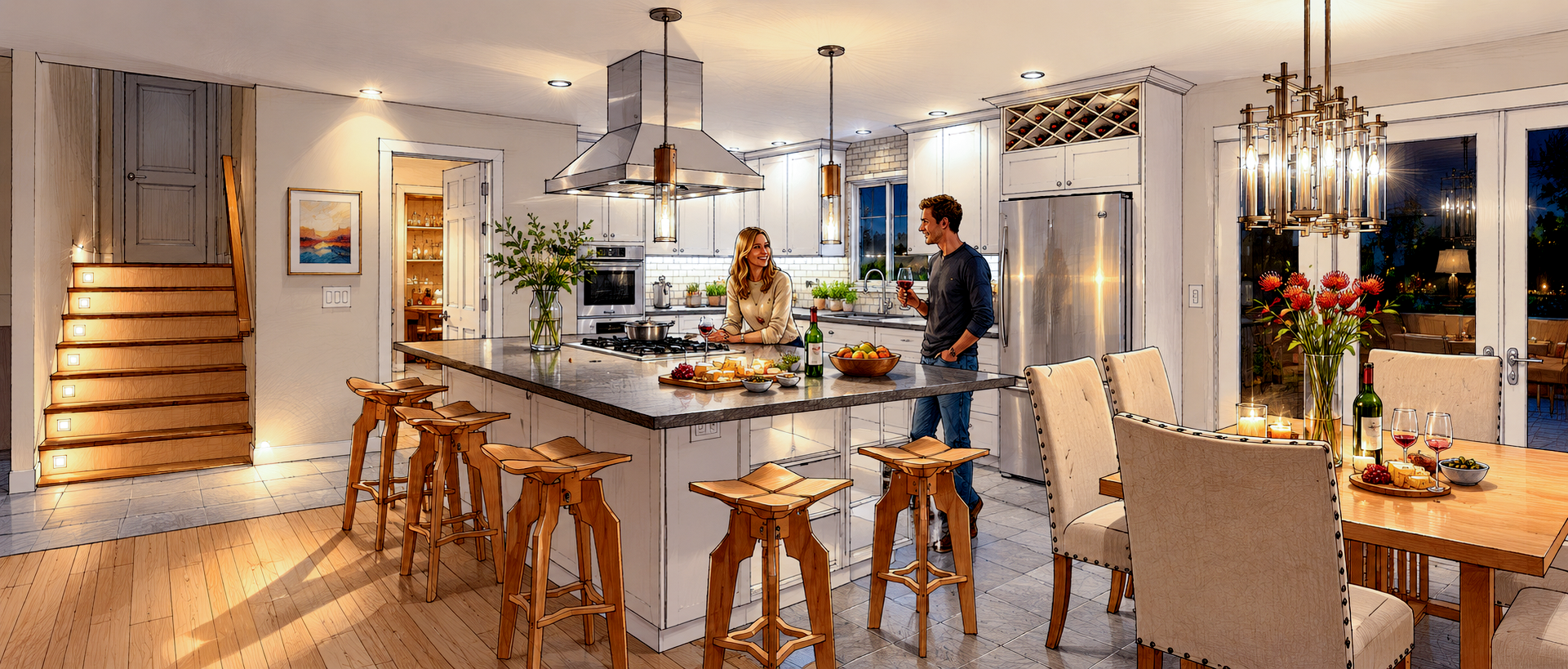 Wheat Ridge Kitchen Remodel- Open Plan Concept