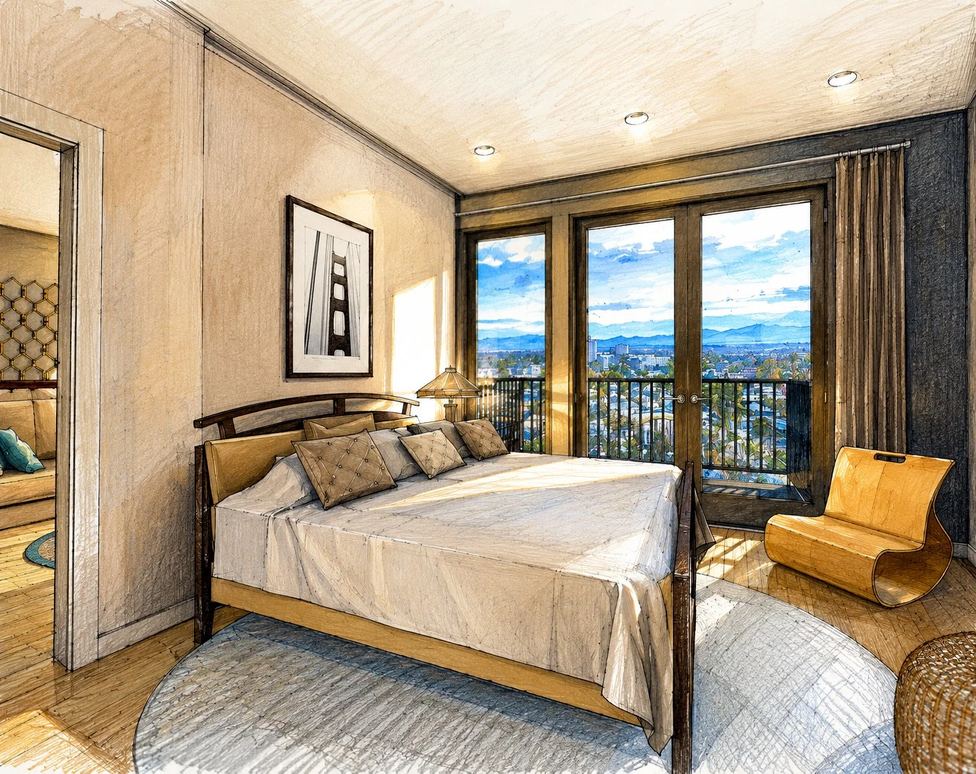 Julian Condominium Interior Design Visualization Denver Colorado