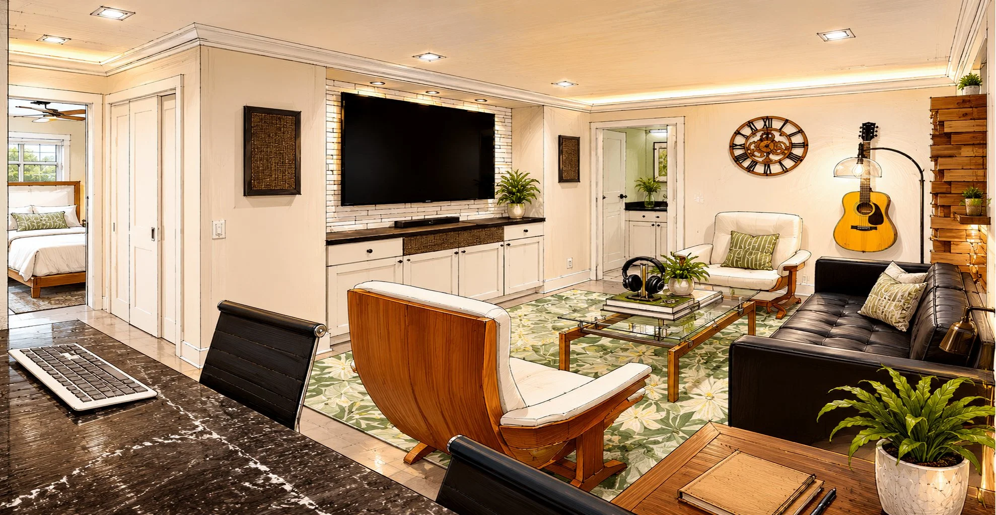 Hilltop Basement Finish Design