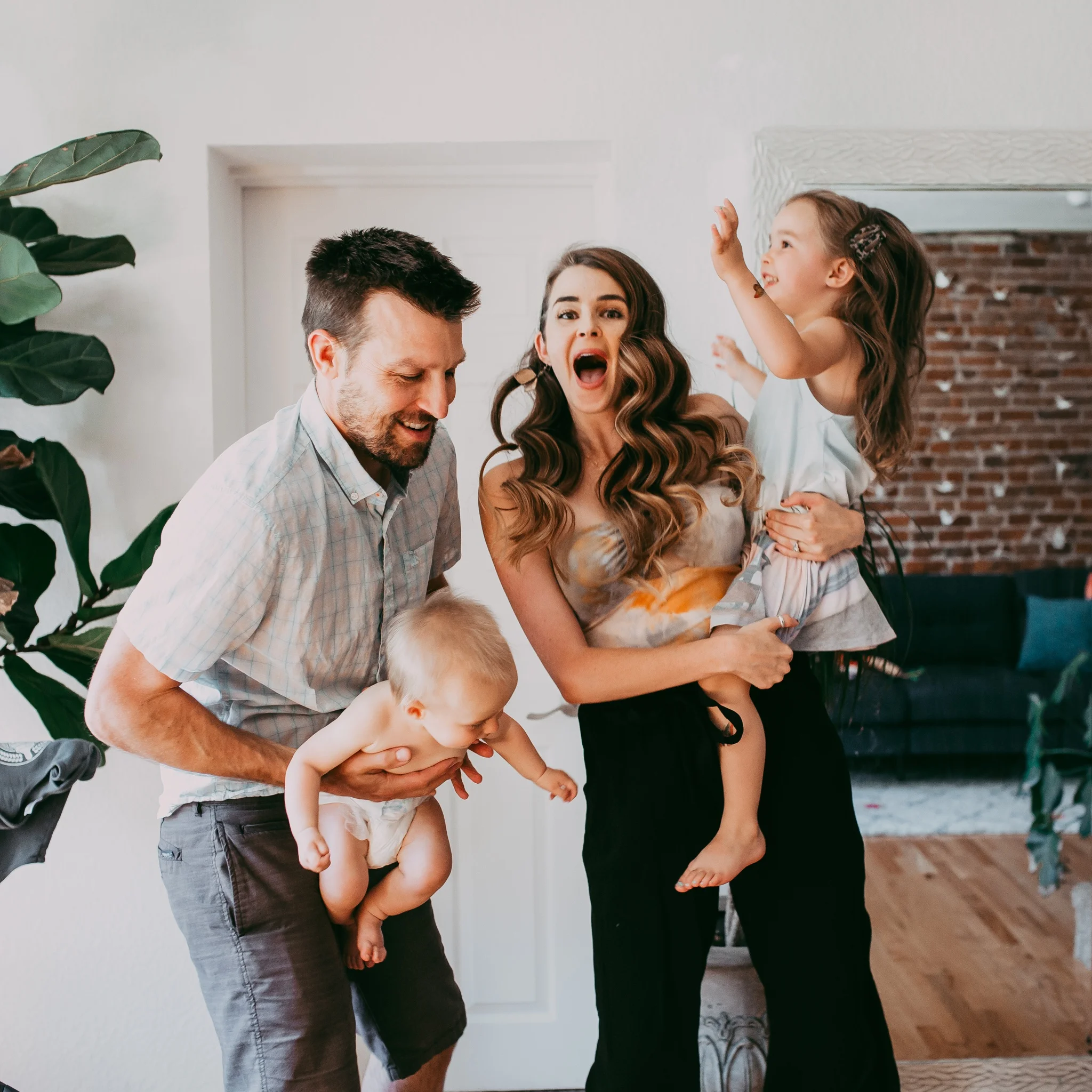 Hi! This is me and beautiful and crazy family. It’s so nice to meet you! Photo by Kyla Fear
