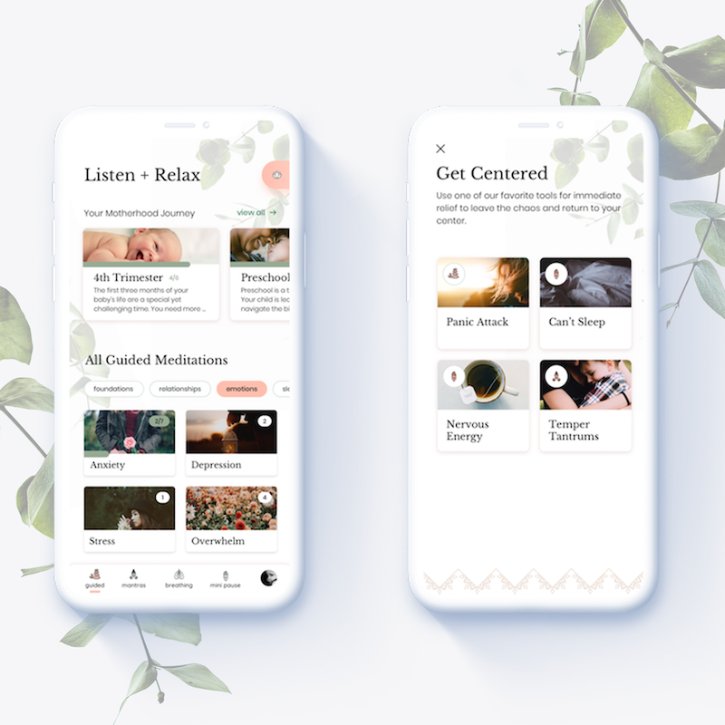 Mindful Mamas App Guided Meditations
