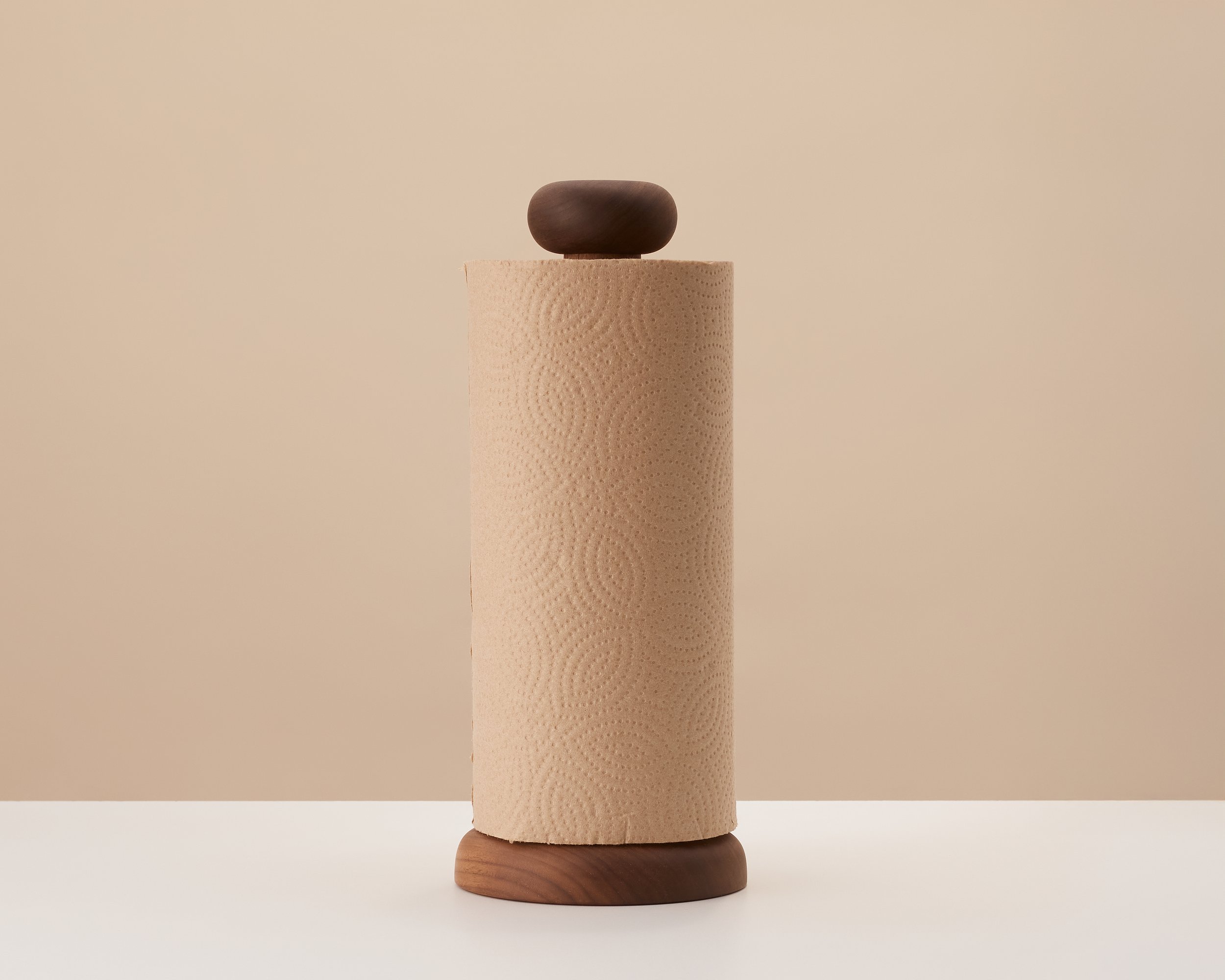 Paper Towel Holder, Walnut