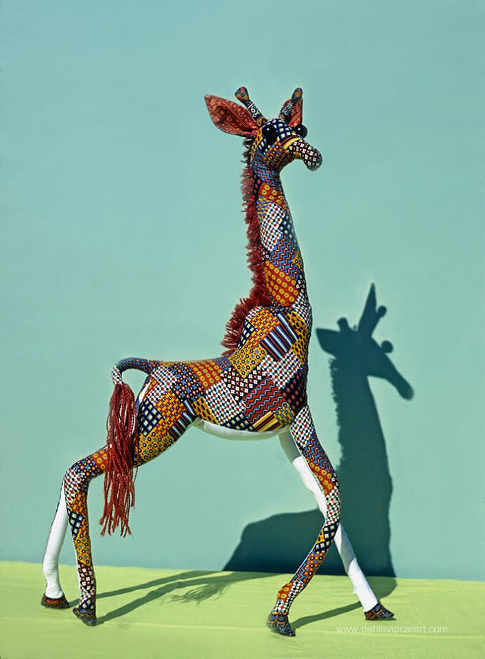 Giraffe Cloth Sculpture